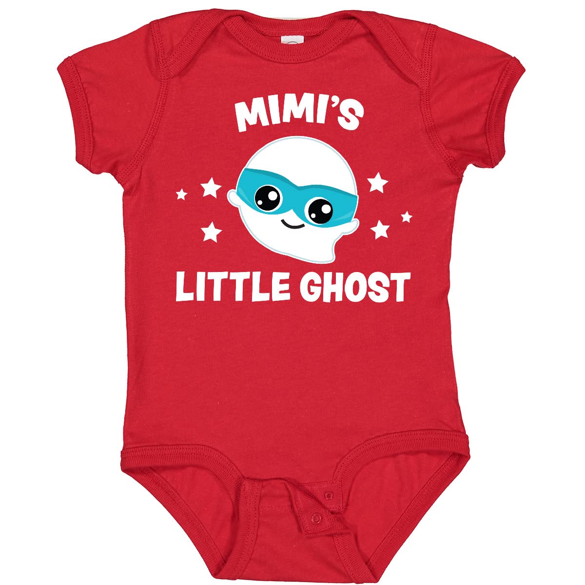 Inktastic Cute Mimi's Little Ghost with Stars Baby Bodysuit - Soft Cotton Onesie for Infants & Toddlers - Perfect for Halloween, Birthday Gifts & Everyday Wear