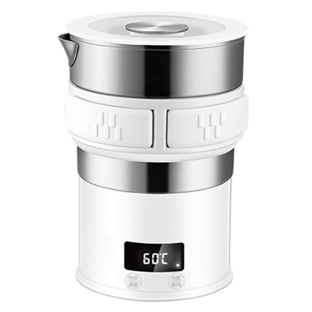 Foldable Electric Kettle for Travel - Portable Collapsible Water Boiler with Auto Shut-Off | Compact Hot Water Heater for Tea, Coffee & Cooking | Perfect for Camping, Dorms & Office Use