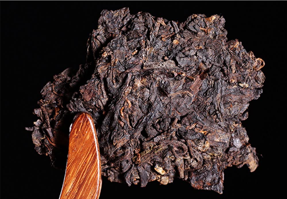 2004 Yunnan Qizi Pu-erh Tea Cake - Ripe Cooked Pu'er Tea 357g - Premium Aged Tea for Gifting, Collecting & Relaxation