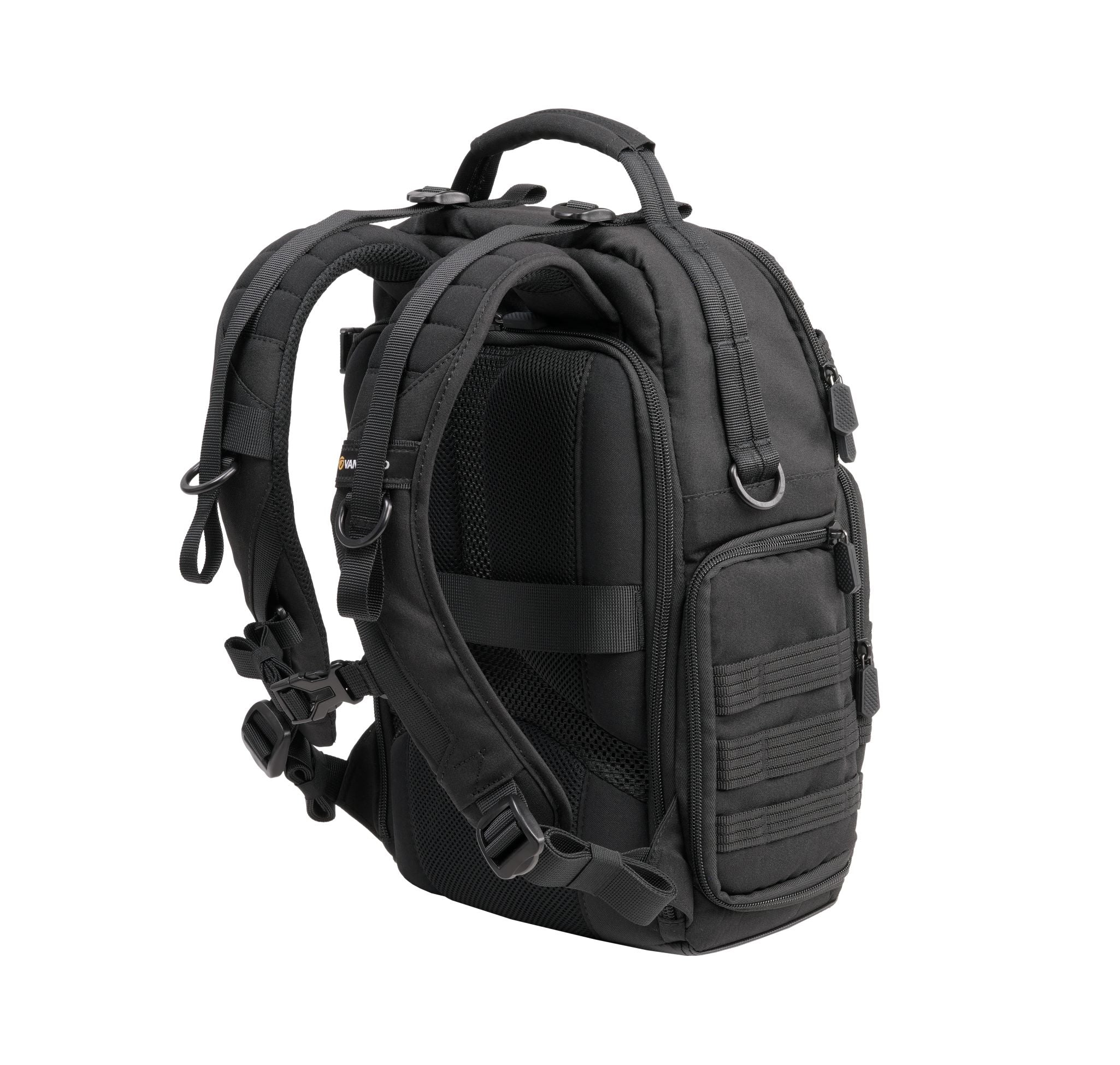 VEO RANGE T 37M BK Waterproof Travel Backpack - 37L Large Capacity Hiking Backpack for Men & Women - Durable Black Daypack for Outdoor Camping, Hiking, School & Work Commute