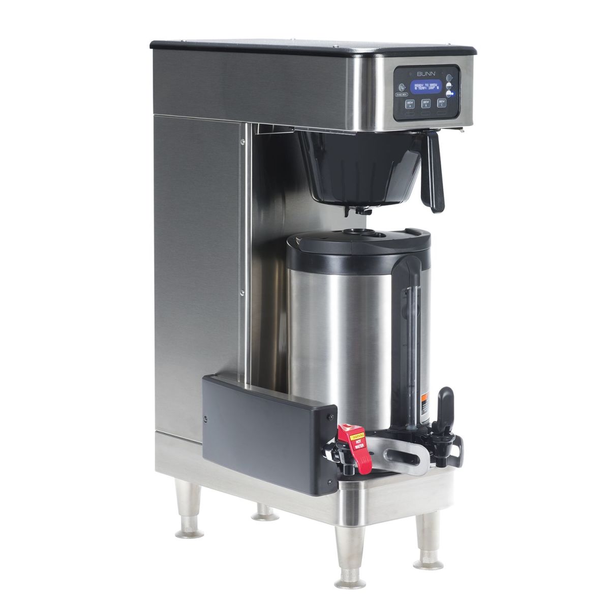 Bunn ICB Infusion Soft Heat Stainless Steel Coffee Brewer - Perfect for Home, Office & Cafes - Brews Delicious Coffee with Gentle Heat Technology