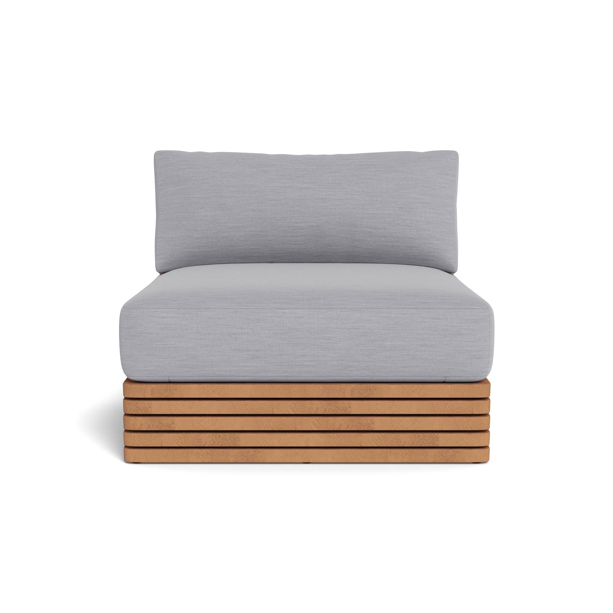 Tahiti Armless Single Chair - Modern Accent Chair for Living Room, Bedroom, or Office - Perfect for Small Spaces and Minimalist Decor
