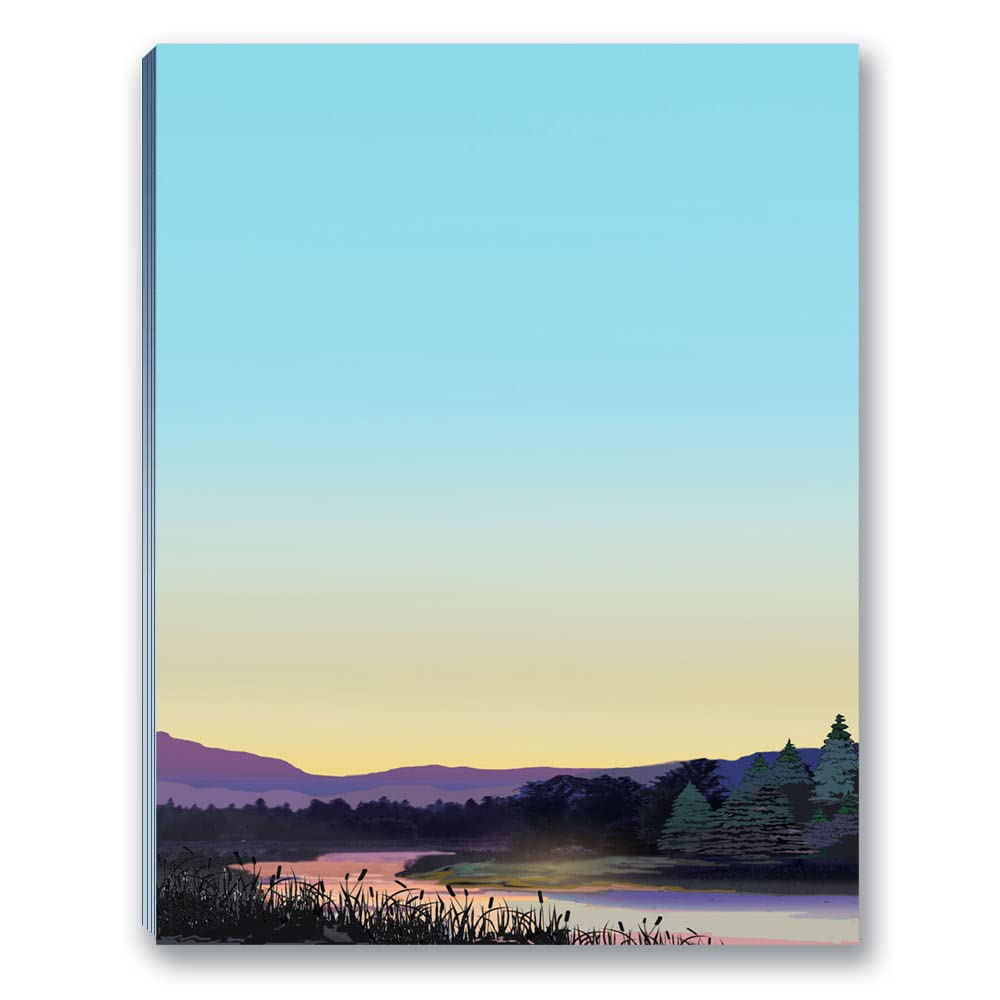 Stonehouse Collection Mountain Notepads - Set of 4 Nature-Themed Notepads with Scenic Mountain Views, Perfect for Shopping Lists, Teacher Gifts, Home & Office Use - Ideal for Journaling, Note-Taking & Thoughtful Small Gifts