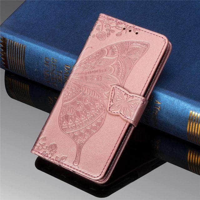 3D Butterfly Galaxy Z Fold 3 5G Wallet Case - Slim Protective Cover for Samsung Z Fold 3 - Stylish Phone Wallet with Card Slots - Perfect for Work, Travel and Everyday Use