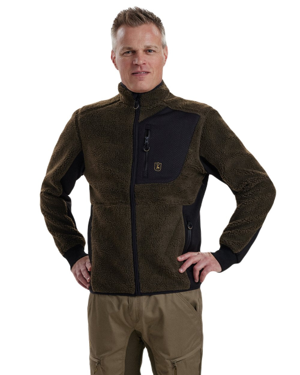 Deerhunter Rogaland Fiber Pile Jacket - Warm Insulated Hunting Jacket for Men - Perfect for Outdoor Adventures, Camping & Cold Weather Activities