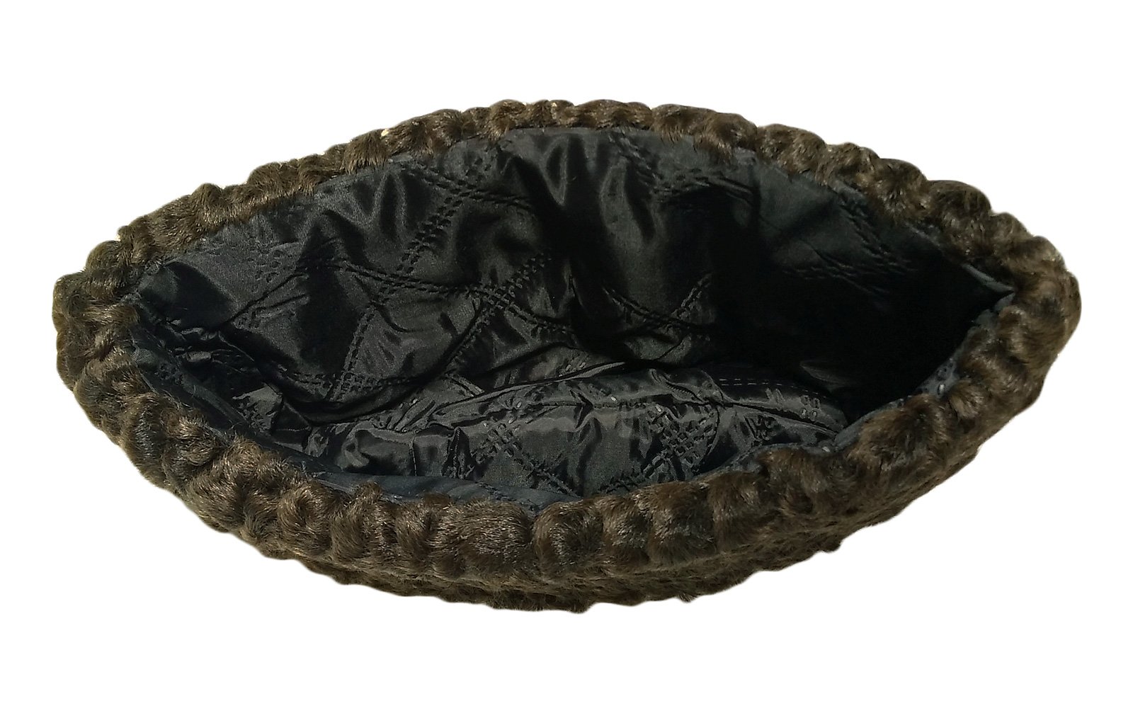 Men's Persian Lamb Ambassador Hat - Premium Wool Winter Cap for Cold Weather - Perfect for Outdoor Activities, Travel, and Formal Events
