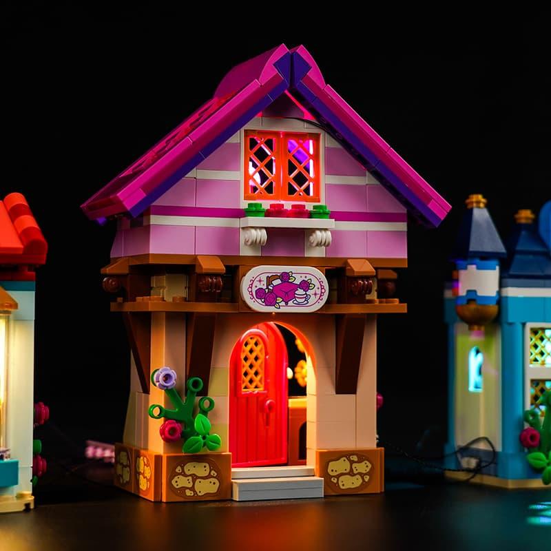 Best Light Kit for Lego Disney Princess Market Adventure 43246 - DIY Lighting Set for LEGO Disney Castle Building Blocks - Perfect for Night Display & Room Decor