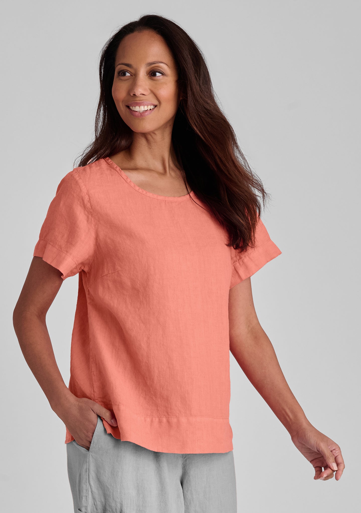 Roadie Tee - Premium Linen T-Shirt for Men & Women | Breathable & Comfortable Summer Casual Wear | Perfect for Travel, Beach & Everyday Outfits