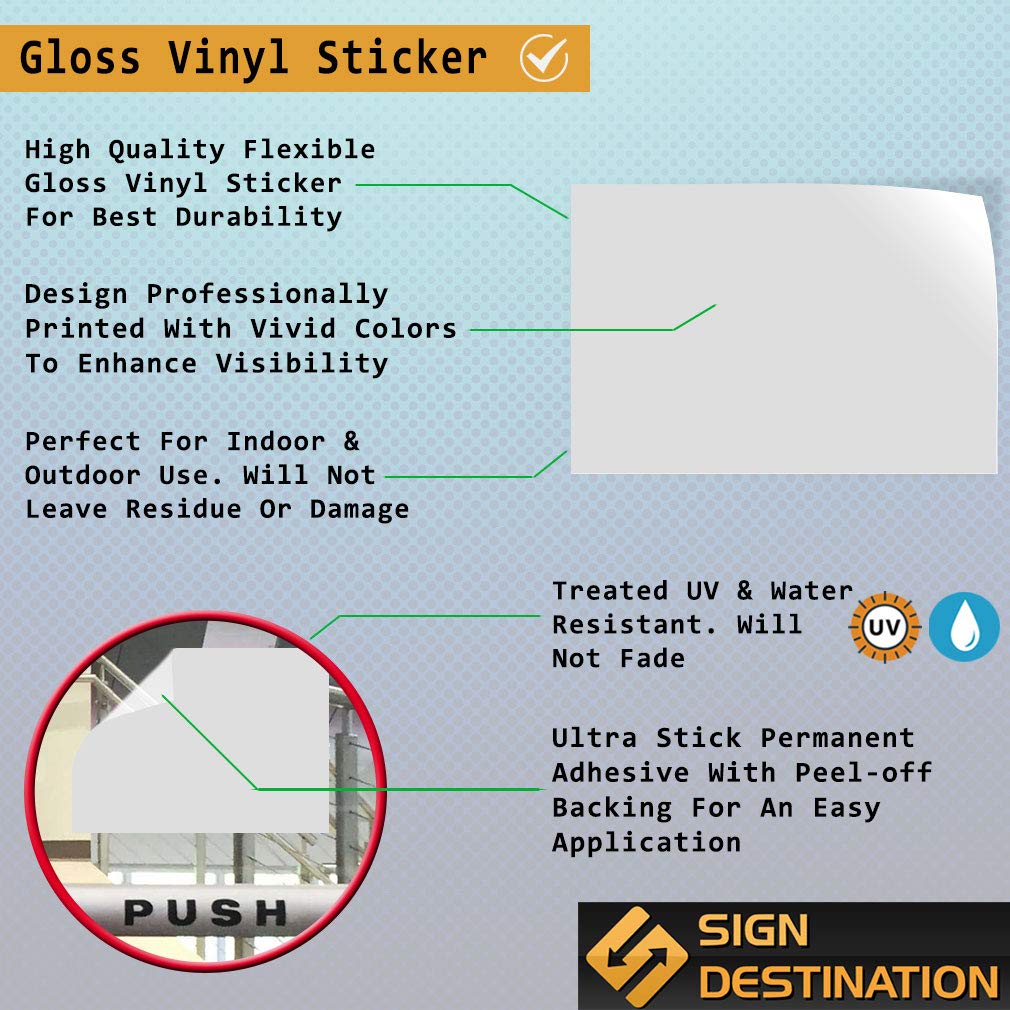 Flu Shot Decal Sticker Set of 2 - Multiple Sizes for Doctor Offices & Medical Clinics - Health Awareness Reminder - Indoor/Outdoor Use for Hospitals, Schools, and Pharmacies