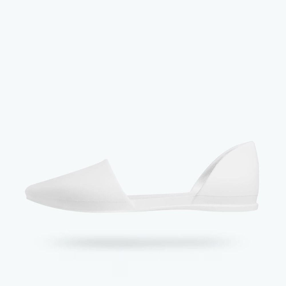 Audrey Women's Flats Shoes - Shell White | Comfortable & Stylish Ballet Flats for Work, Casual Wear & Travel