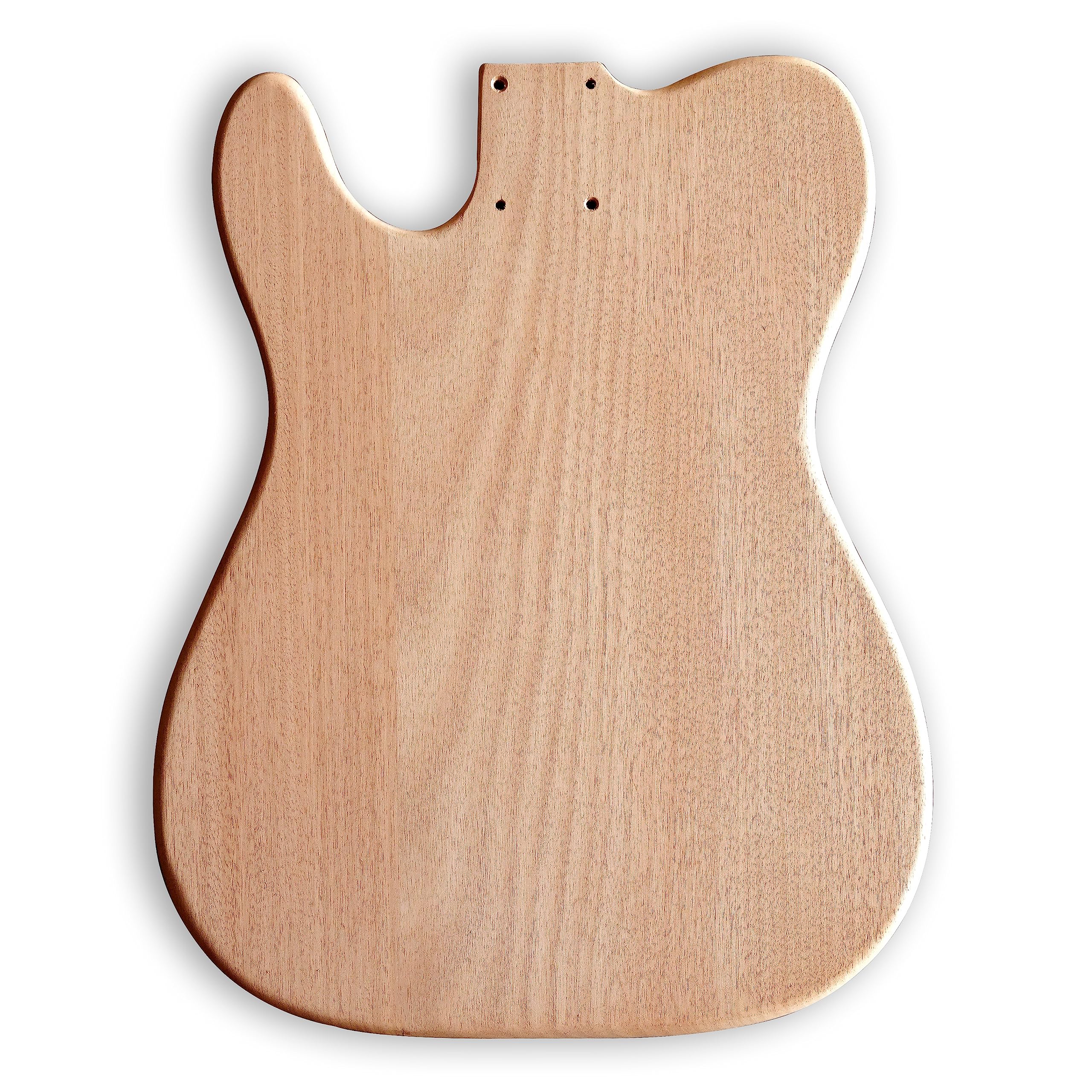 BexGears DIY Electric Guitar Kit - TL Style with Okoume Wood Body, Maple Neck & Fingerboard | Perfect for Beginners, Musicians & Home Studio Recording