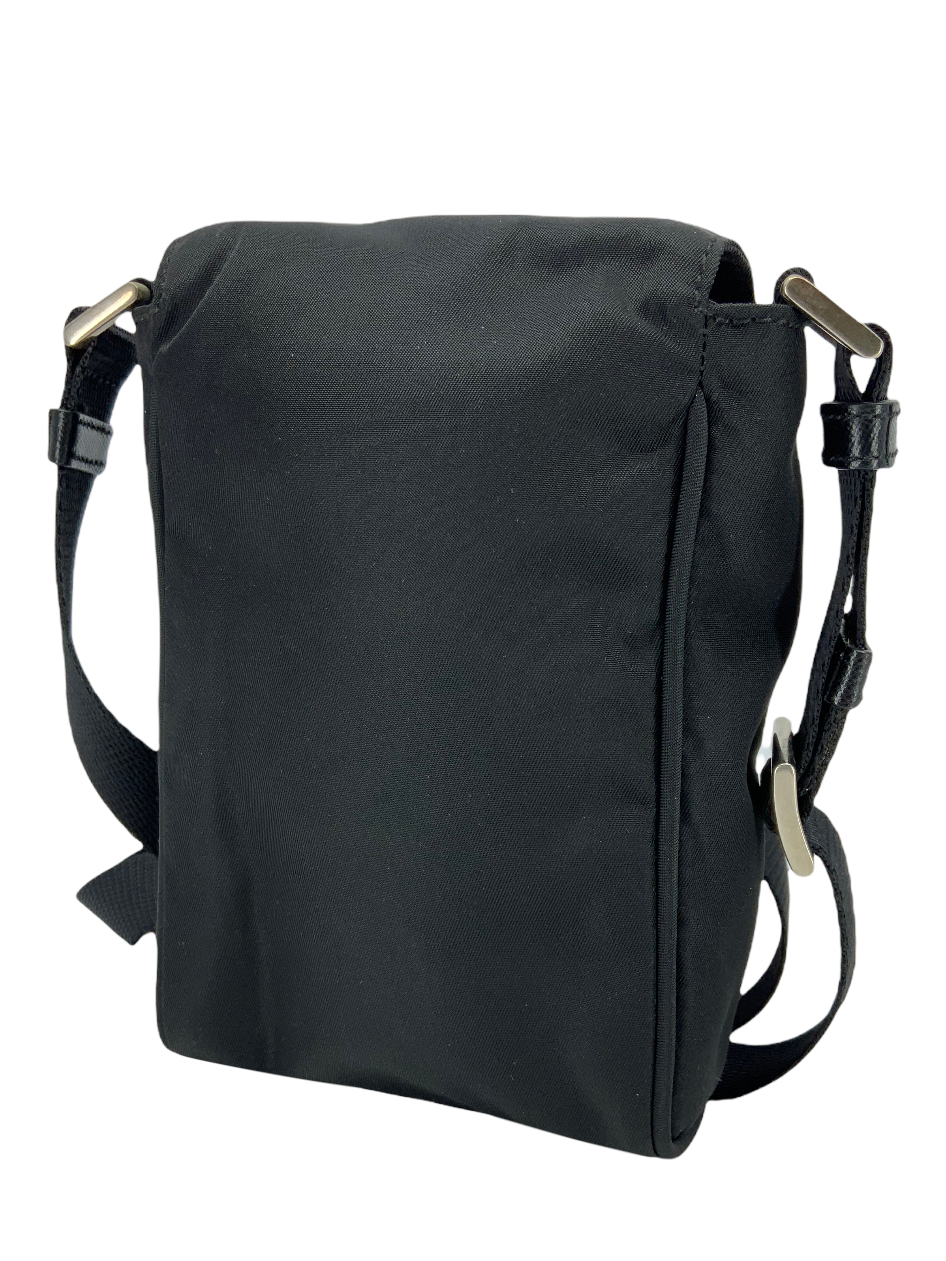 Prada Nylon Crossbody Bag with Smartphone Case - Stylish & Functional for Travel, Shopping & Everyday Use