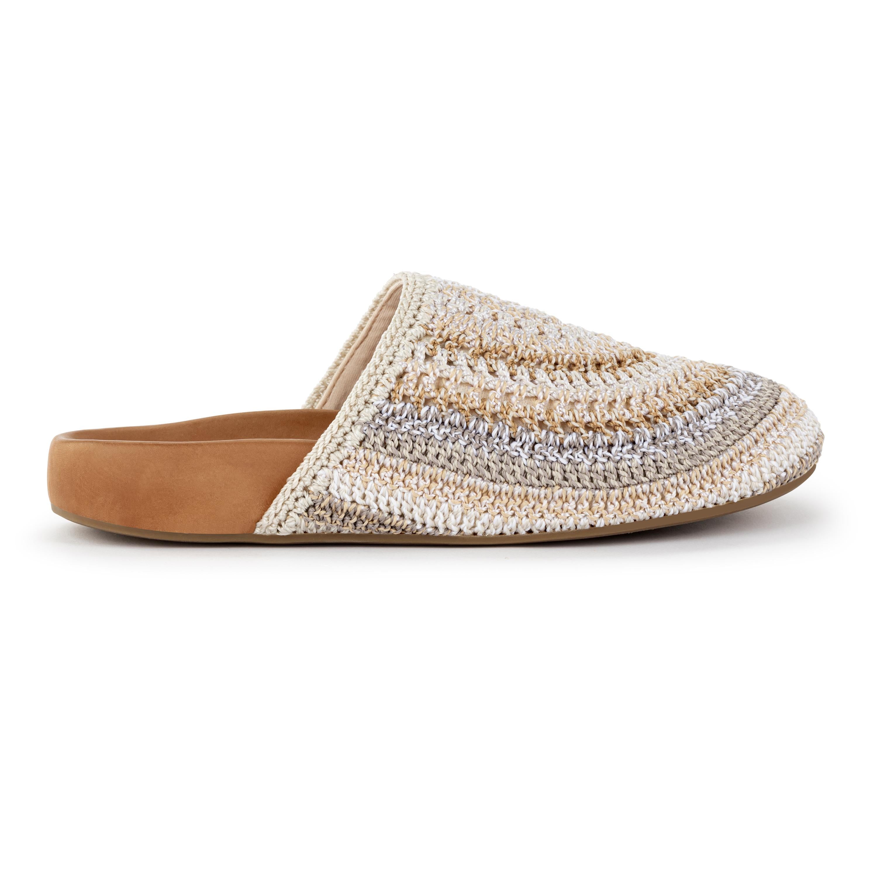 Bolinas Crochet Clogs for Women - Comfortable Handmade Summer Slide Sandals with Arch Support - Perfect for Beach, Pool, and Casual Outings