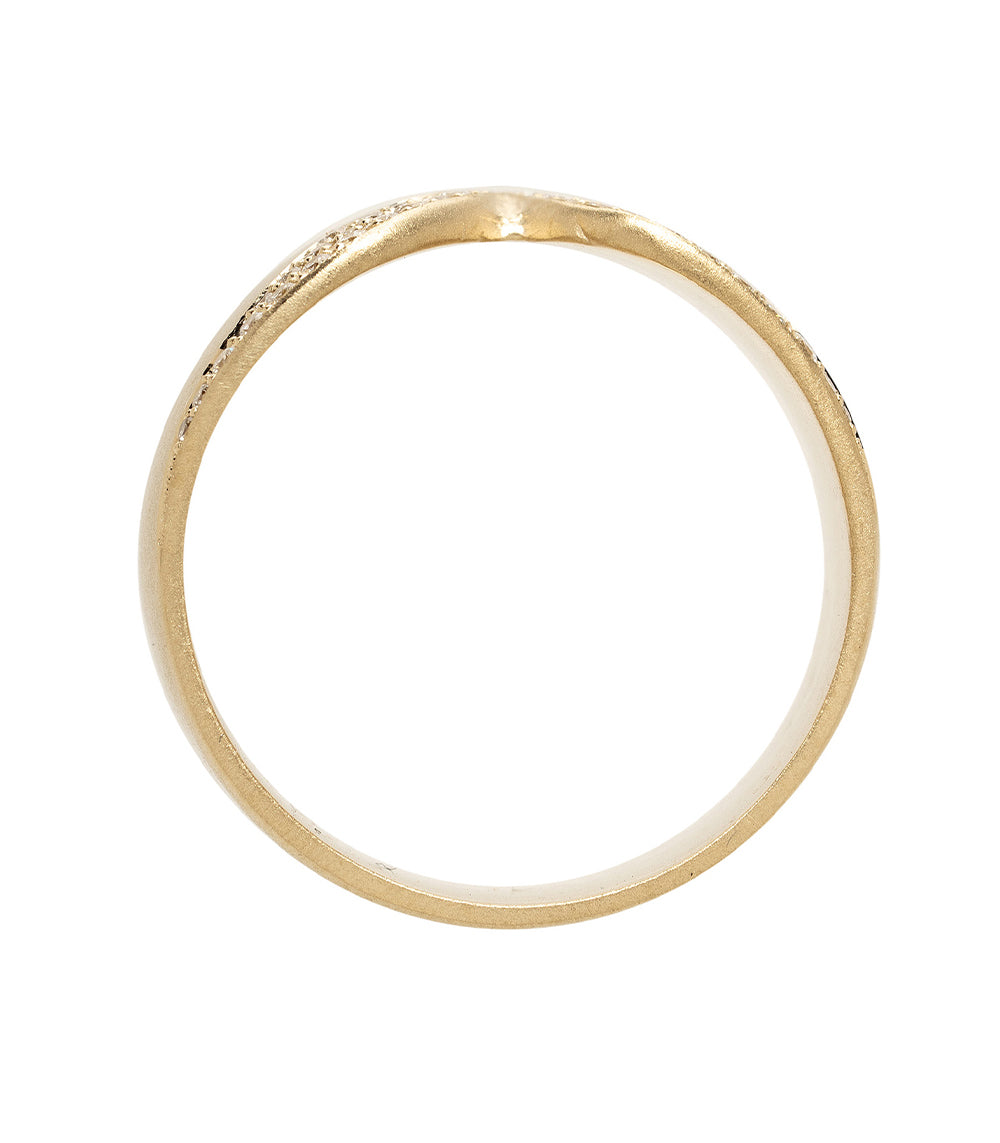 Glacier Wide Organic Wedding Band for Unique Engagement Rings - Handcrafted Eco-Friendly Tungsten Ring for Men & Women - Perfect for Outdoor Adventures & Special Occasions