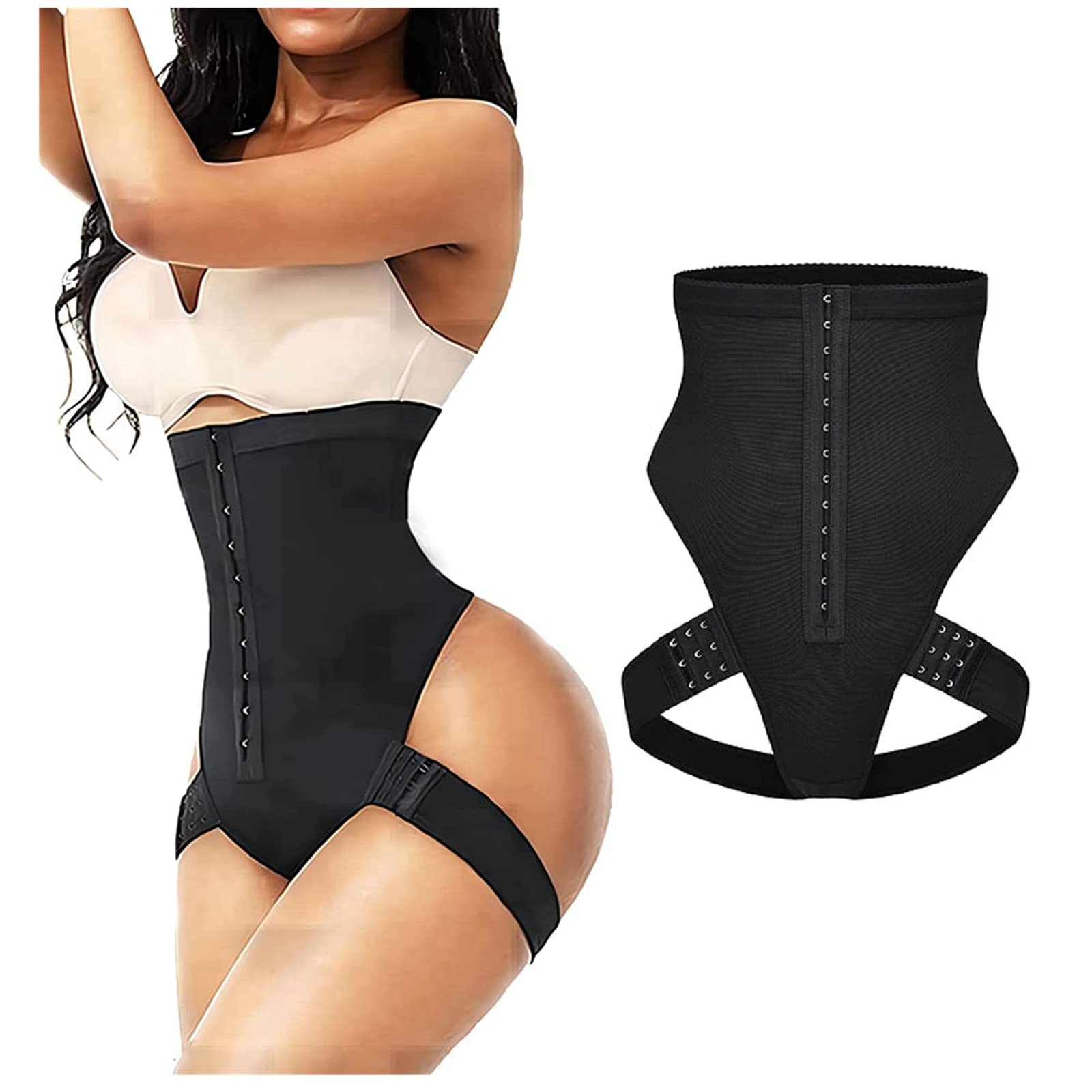 Women's Cuff Tummy Trainer & Butt Lift Shapewear - Waist Slimming Body Shaper for Tummy Control & Booty Enhancement | Perfect for Workouts, Daily Wear & Special Occasions