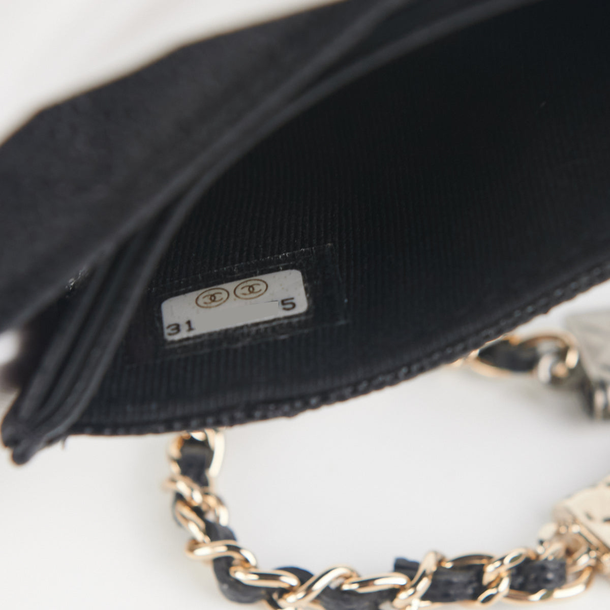 Chanel Quilted Caviar Leather Cardholder on Chain Wallet - Black | Luxury Compact Wristlet for Credit Cards & Cash | Perfect for Evening Out & Travel