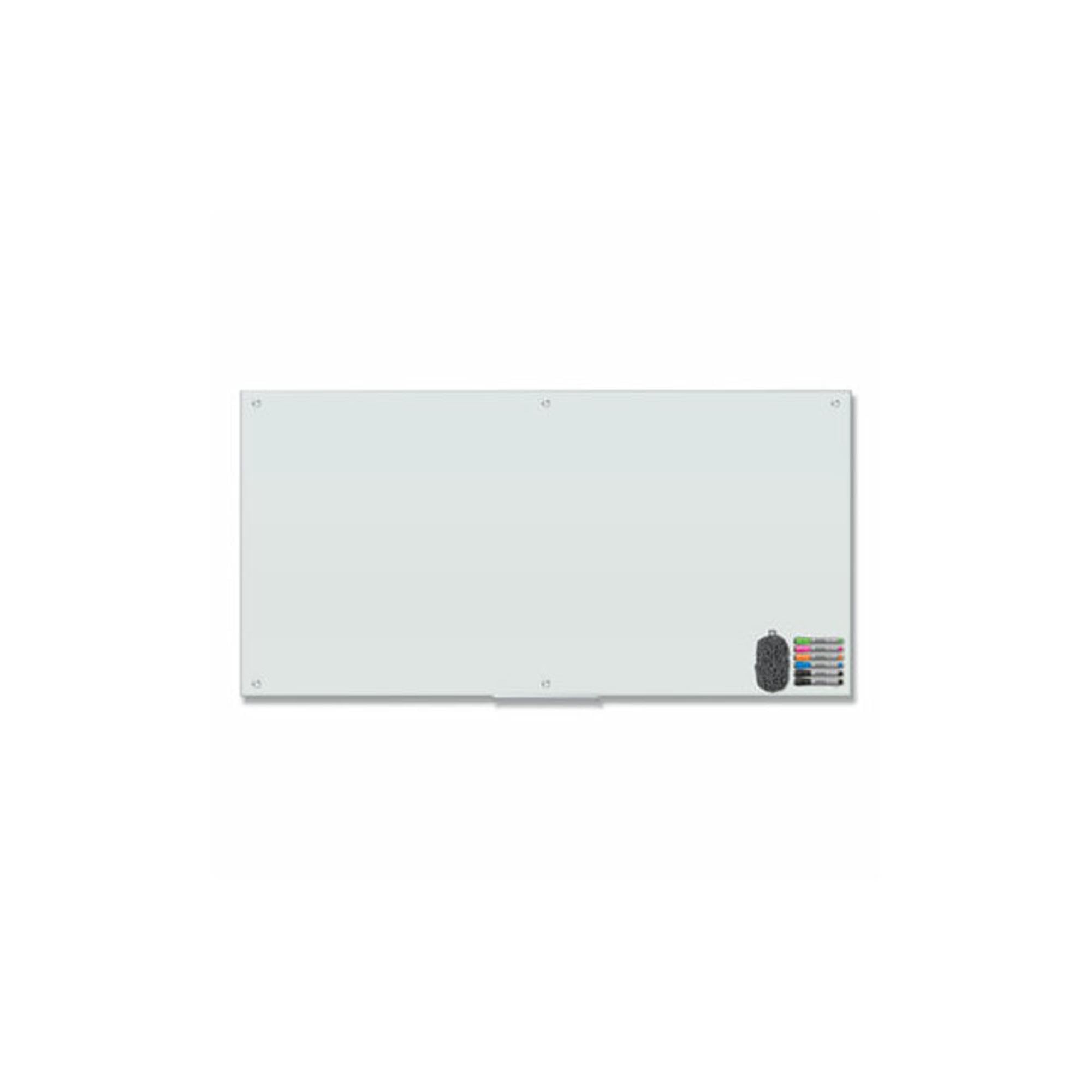 U Brands Magnetic Glass Dry Erase Board - 72