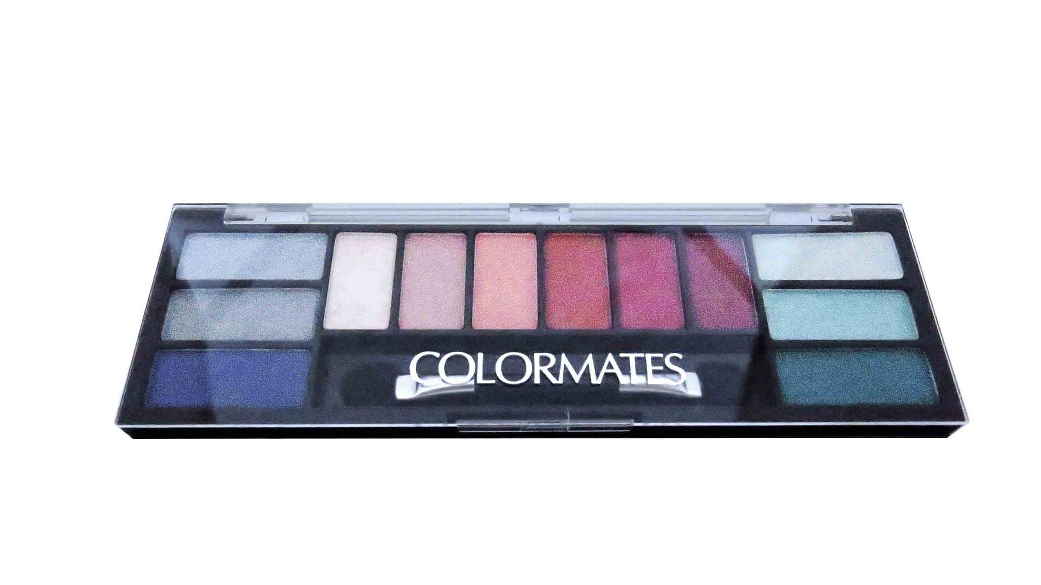12-Pan Tropical Fusion Eyeshadow Palette - Vibrant Colors for Day & Night Makeup Looks - Perfect for Parties, Weddings & Everyday Glam