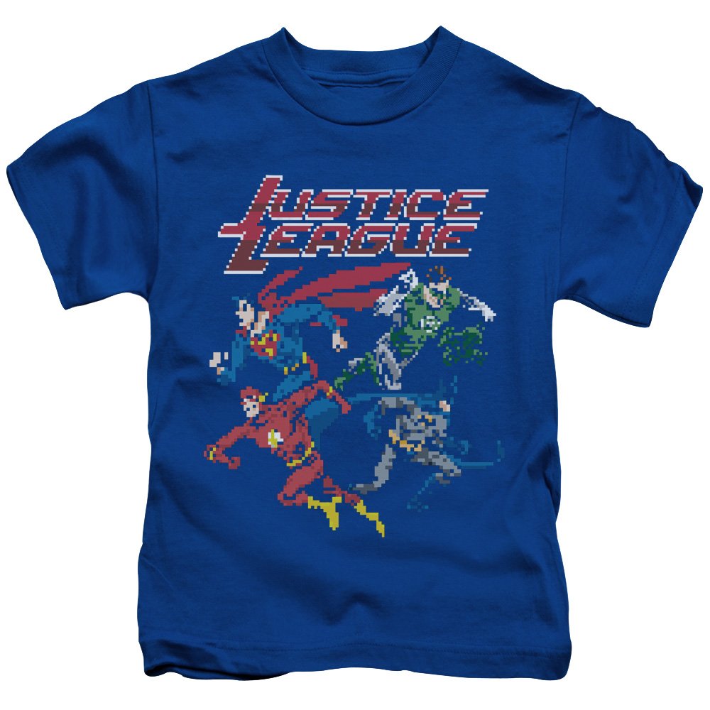 JLA Pixel League Unisex Youth T-Shirt for Kids - Comfortable Cotton Tee for Boys & Girls - Perfect for School, Playdates & Casual Wear