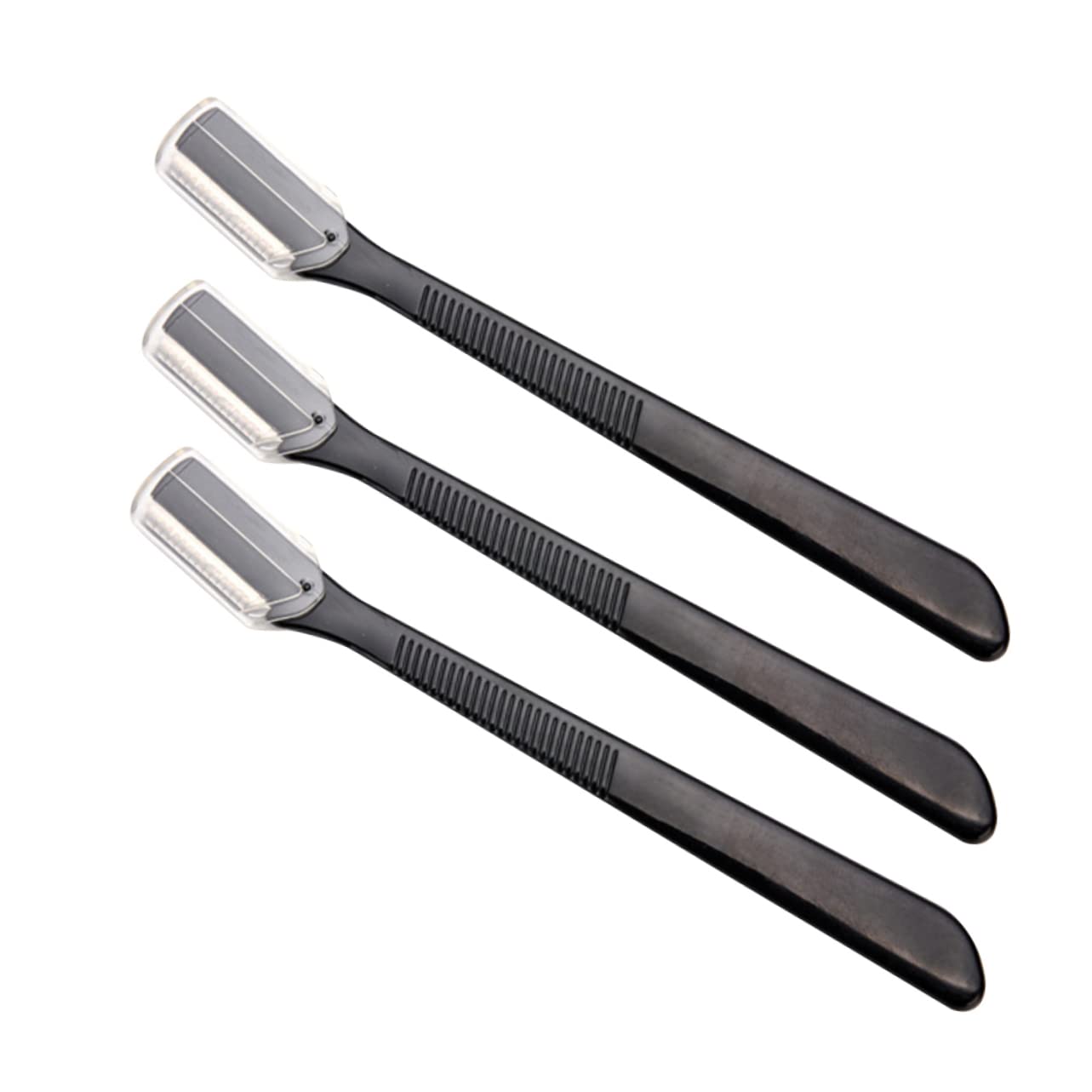 IPetboom 12-Piece Eyebrow Grooming Kit - Eyebrow Razor, Tweezers, Moisturizer, Facial Curler, Comb, Trimmer & Nose Scrubber - Black Makeup Tools for Perfect Eyebrows | At-Home & Salon Use