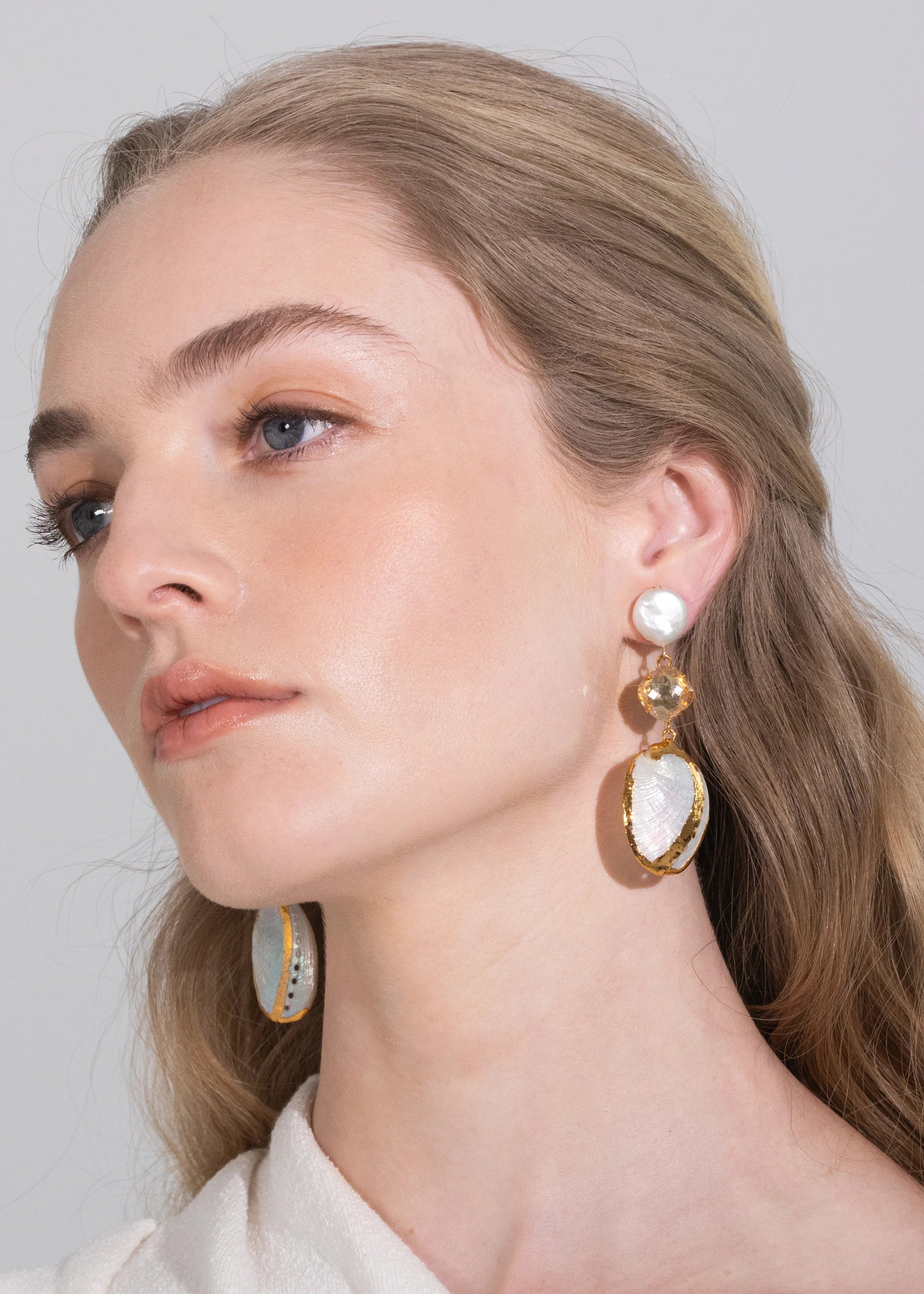 Neryssa Elegant Ivory Dangle Earrings for Women - Boho Chic Jewelry for Parties, Weddings & Everyday Wear