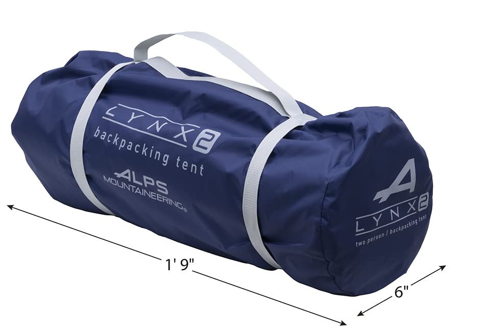 ALPS Mountaineering Lynx 2-Person Backpacking Tent - Lightweight Waterproof Camping Tent for Hiking & Outdoor Adventures | Perfect for Backpackers & Couples