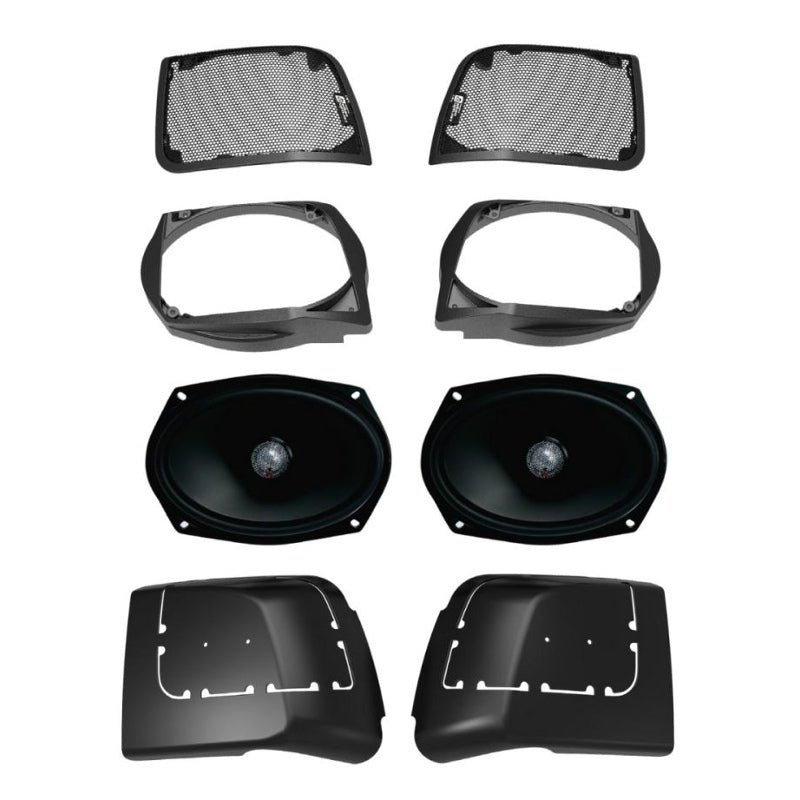 Cerwin Vega RPMST692LK RPM Harley Davidson Cut in Lid Kit with ST69CX2 - Premium Motorcycle Speaker System for Harley Davidson Bikes - Perfect for Road Trips, Bike Rallies & Outdoor Adventures