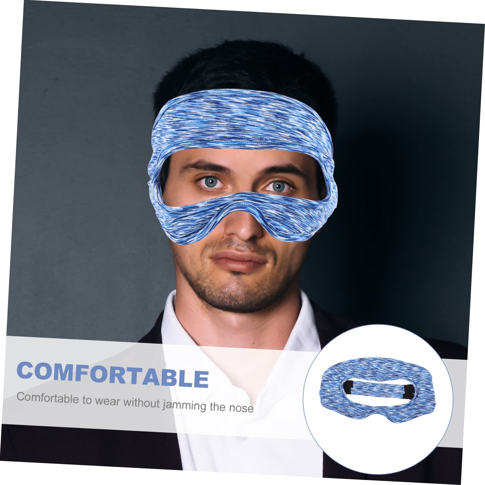 Angoily Pack of 5 Washable & Breathable VR Headset Covers - Stretchable, Comfortable for Sleeping & Gaming - Perfect for Oculus Quest 2, HTC Vive, PSVR