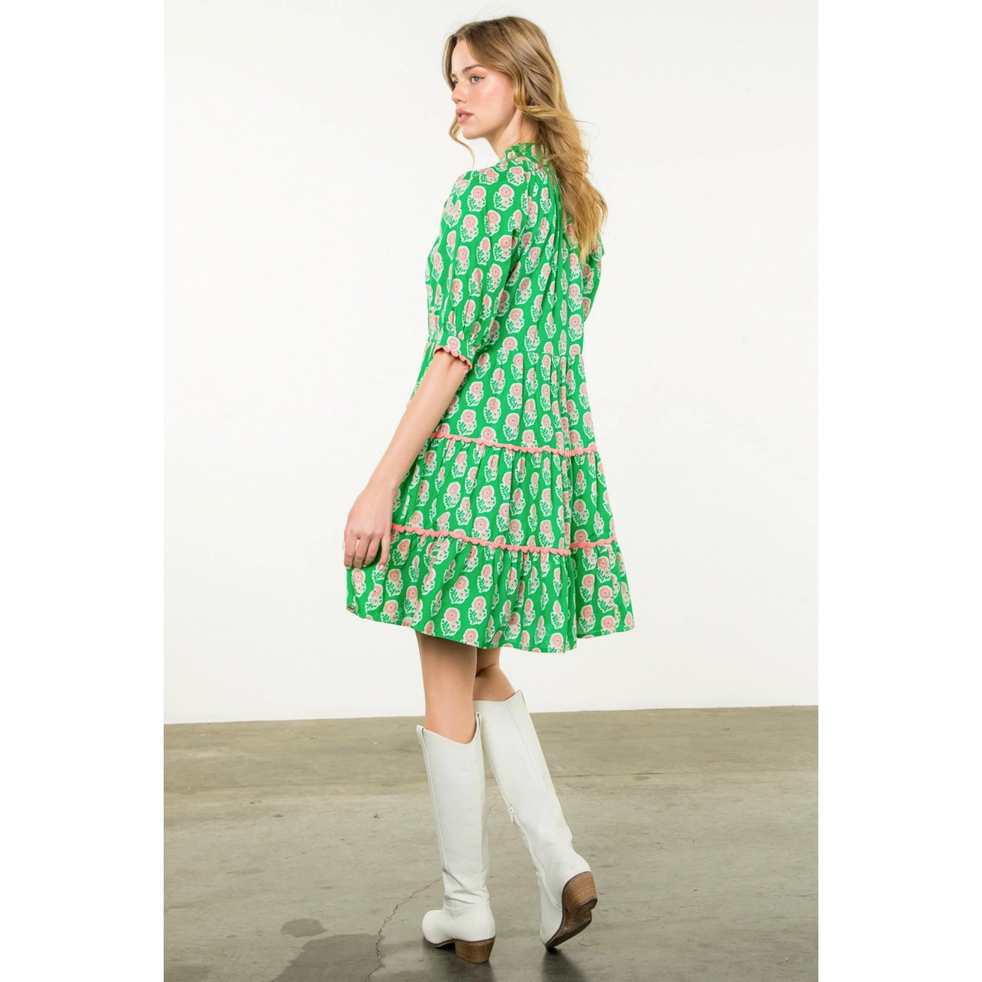 Daphne Dress for Women | Elegant Floral Print Summer Dress | Perfect for Weddings, Parties & Casual Outings