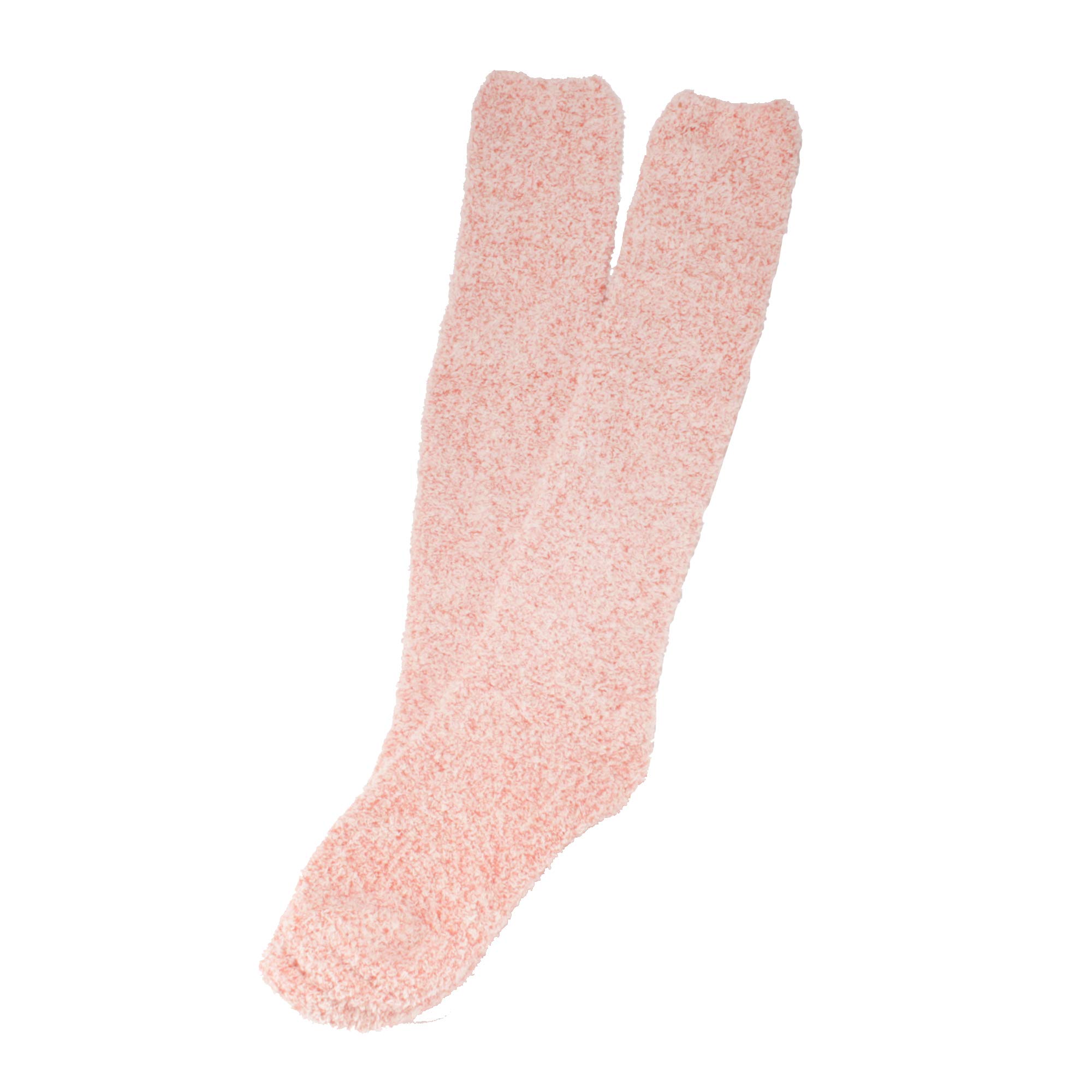 Women's Fuzzy Feather Soft Cozy Knee High Socks - Warm Winter Boot Socks for Women, Non-Slip Comfortable Thick Knit Socks (Perfect for Boots, Lounging, and Cold Weather)