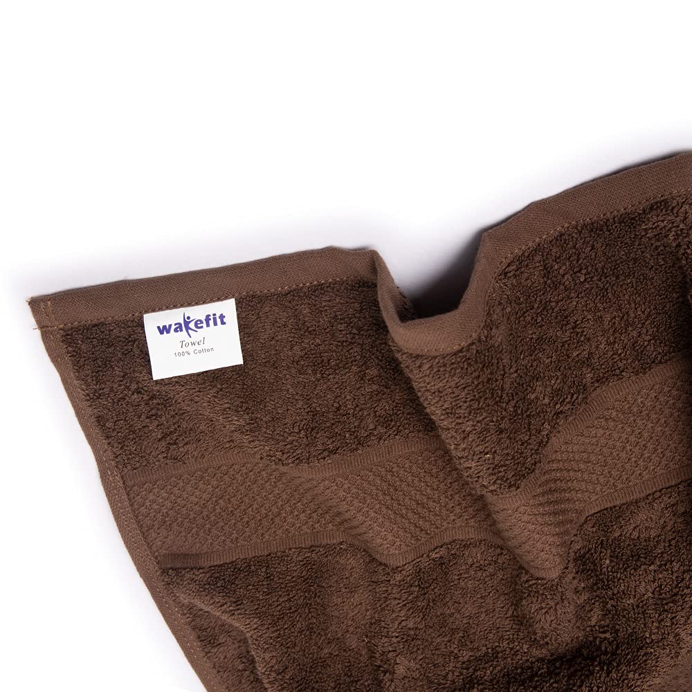 Premium 500 GSM Gym Towel Set for Men & Women - 6 Pack Soft 100% Cotton Terry Face & Hand Towels (Cafe Noir, Grape Wine) - Ideal for Workout, Yoga, Travel & Daily Use