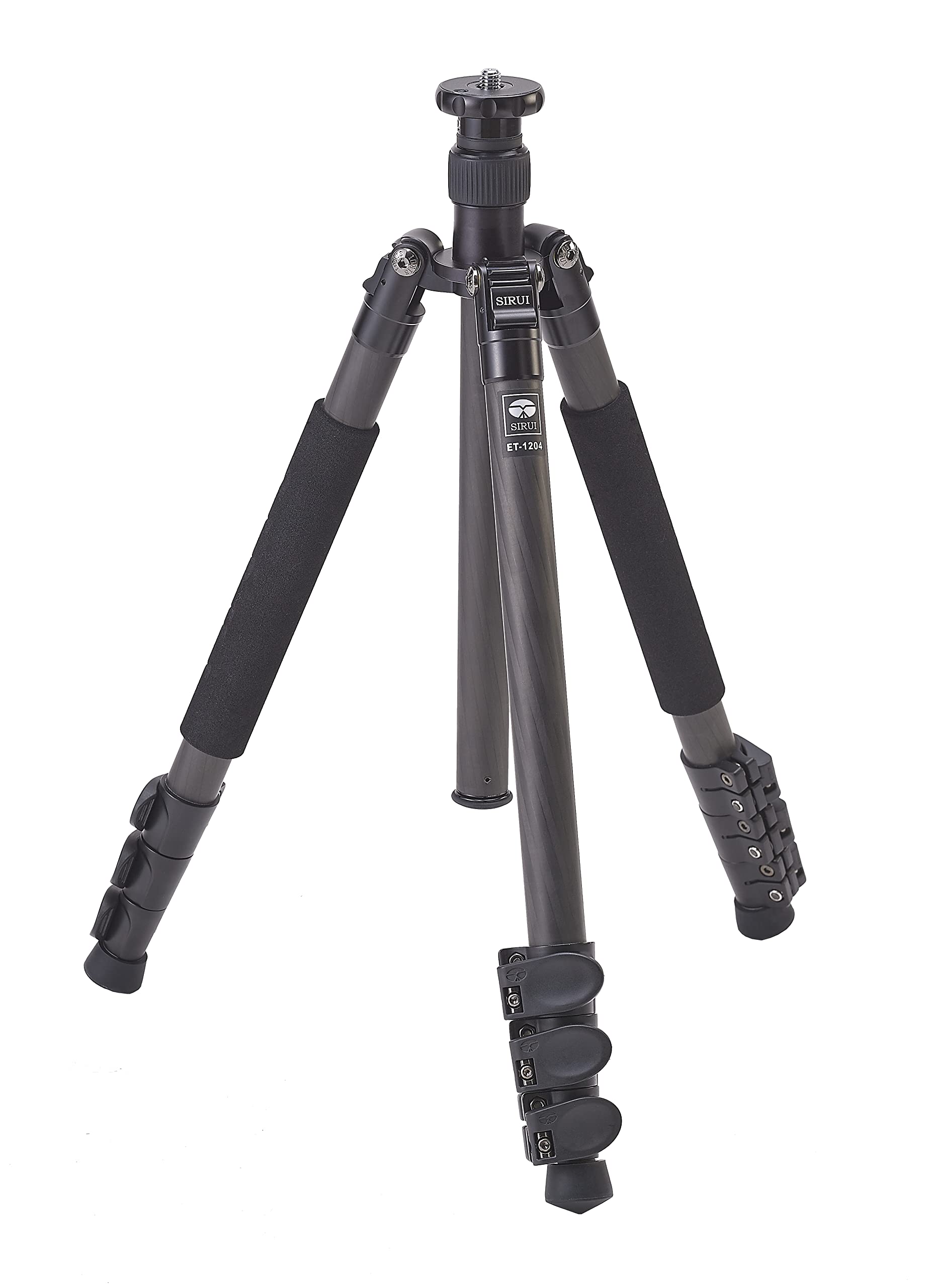 SIRUI ET-1204 4-Section Carbon Fiber Travel Tripod with VA-5X Fluid Video Head - 55.1