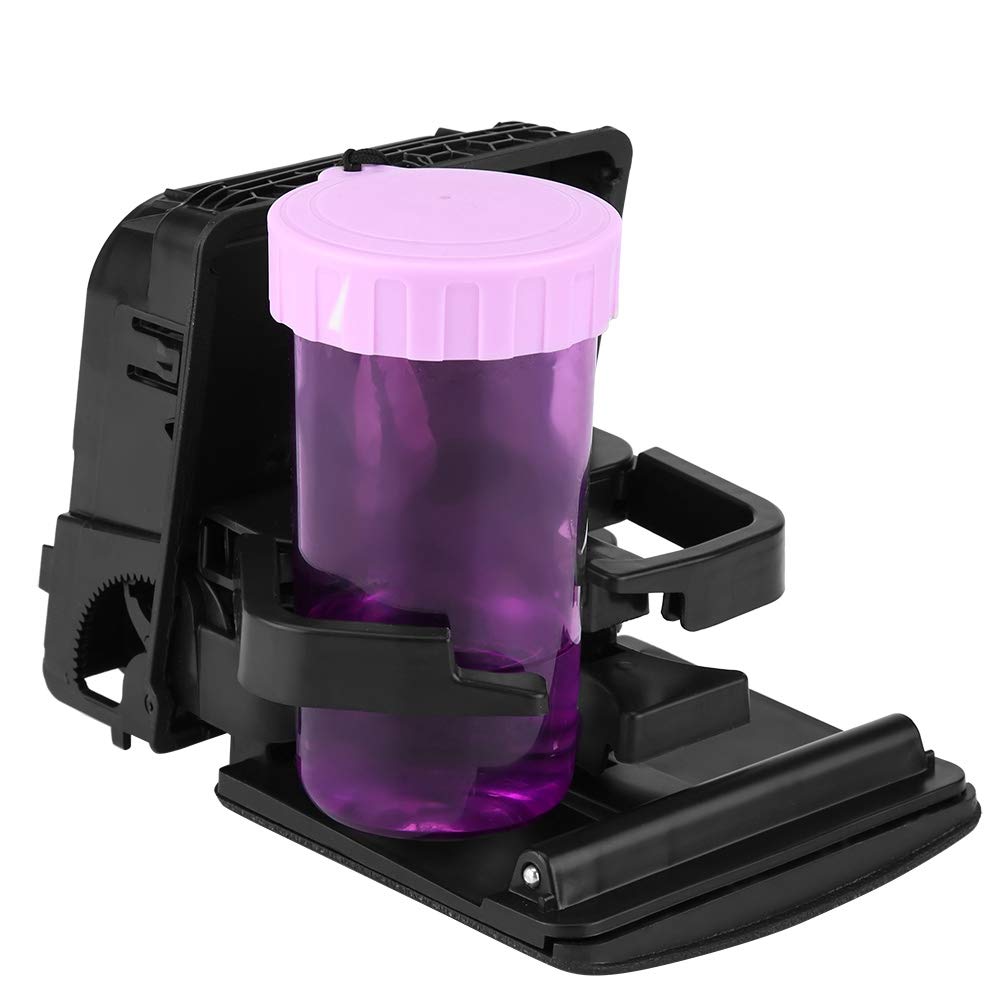 Black Rear Armrest Folding Cup Holder for VW MK5 MK6 Rabbit 1K0862532 - Perfect for Car Travel, Road Trips & Commuting