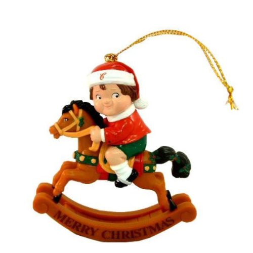 Campbell's Soup Rocking Horse Ornament - Set of 48 Collectible Christmas Tree Decorations - Perfect for Holiday Gifts, Home Decor & Retail Displays