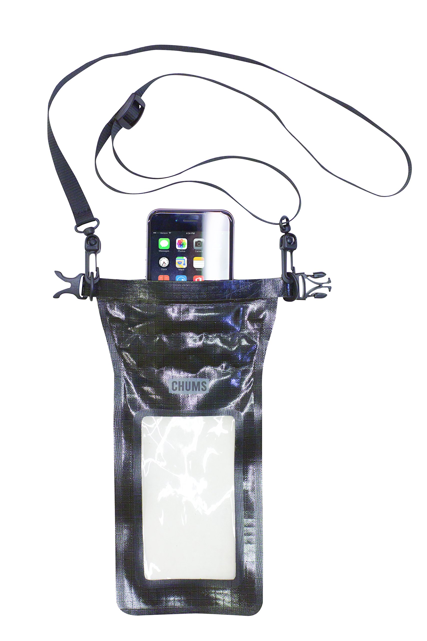 Chums Roll Top Waterproof Phone Pouch - IPX8 Dry Bag for iPhone, Samsung & Smartphones - Perfect for Beach, Swimming, Kayaking & Outdoor Activities