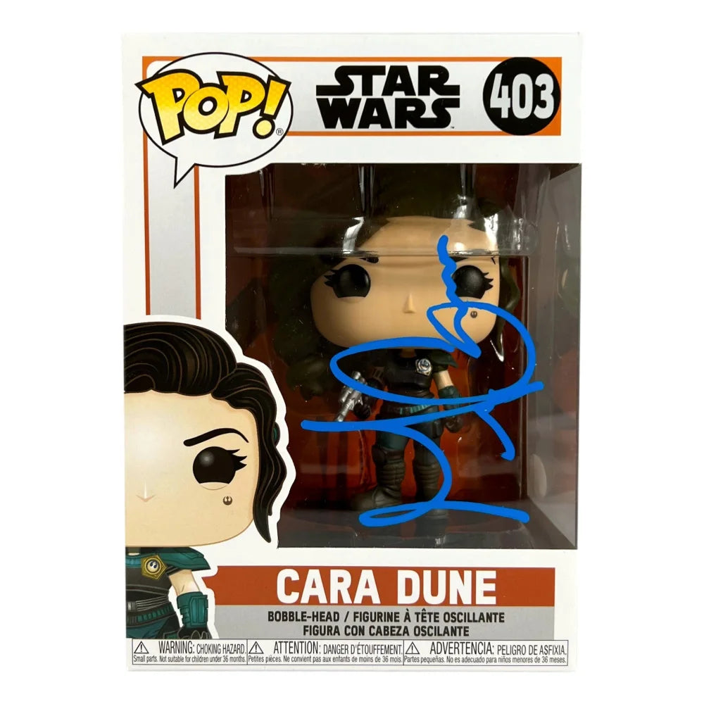 Gina Carano Autographed Funko Pop #403 Cara Dune Mandalorian Star Wars - Limited Edition Collectible with JSA COA - Perfect for Star Wars Fans & Pop Culture Collectors