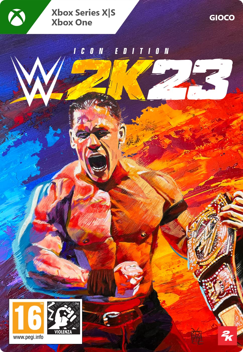 WWE 2K23: Icon Edition | Xbox One & Series X|S Digital Download Code - Wrestling Video Game for WWE Fans | Perfect for Gaming Tournaments & Sports Entertainment Enthusiasts