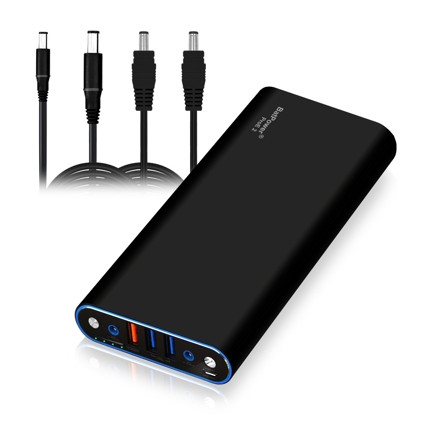 BatPower EX10D 148Wh Portable Laptop Power Bank - Compatible with Dell Inspiron, Latitude, XPS, Precision & More | Fast USB QC Charging for Laptops, Tablets & Smartphones | Perfect for Travel, Work & Emergency Power Backup