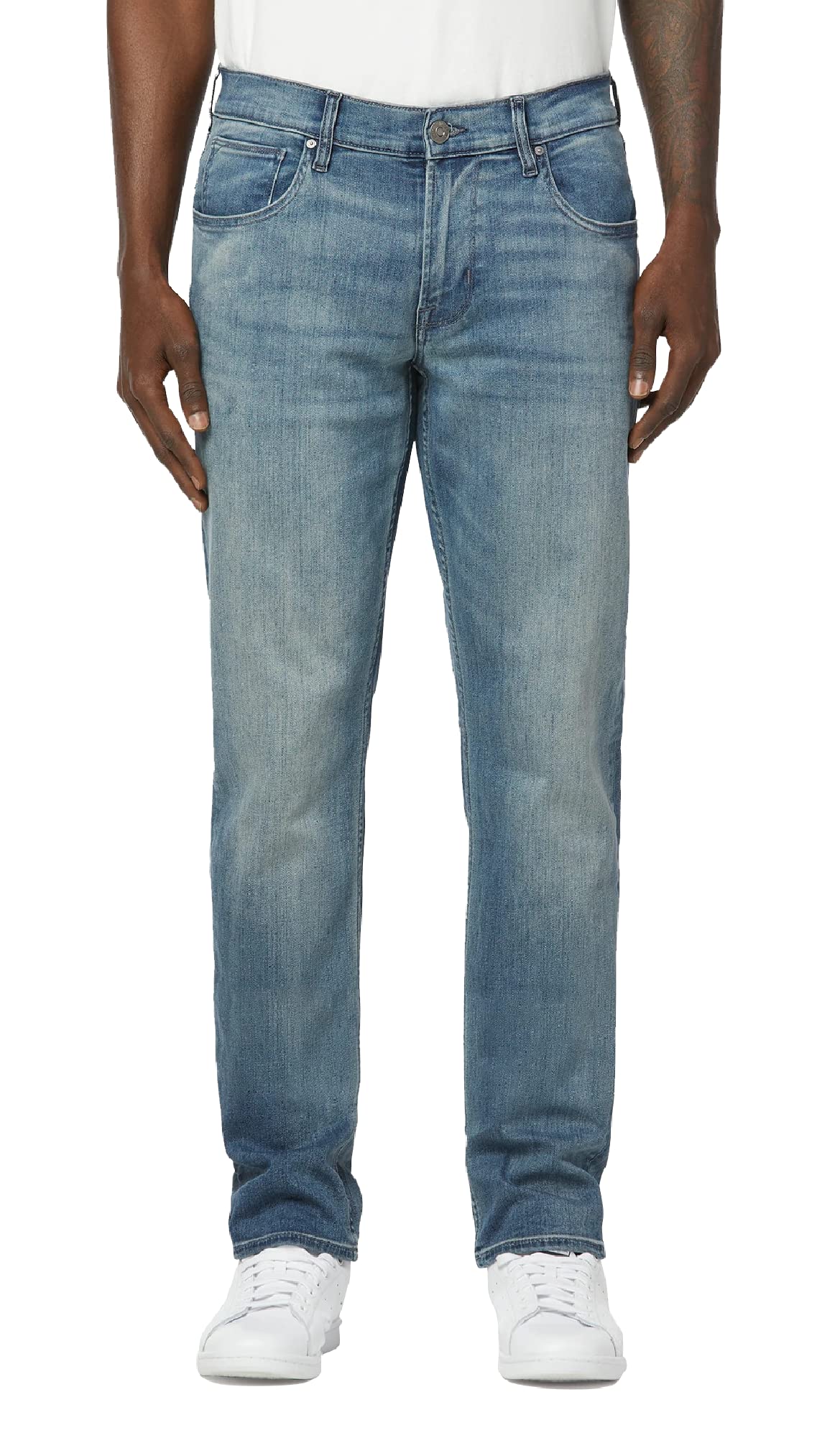 HUDSON Men's Blake Slim Straight Fit Stretch Denim Jeans - Comfortable & Stylish for Casual Wear, Office, and Night Out