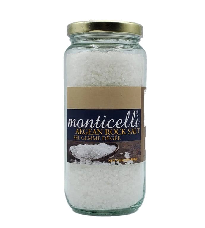Monticelli Coarse Sea Salt - 500g Natural Gourmet Cooking Salt for Grilling, Baking & Seasoning