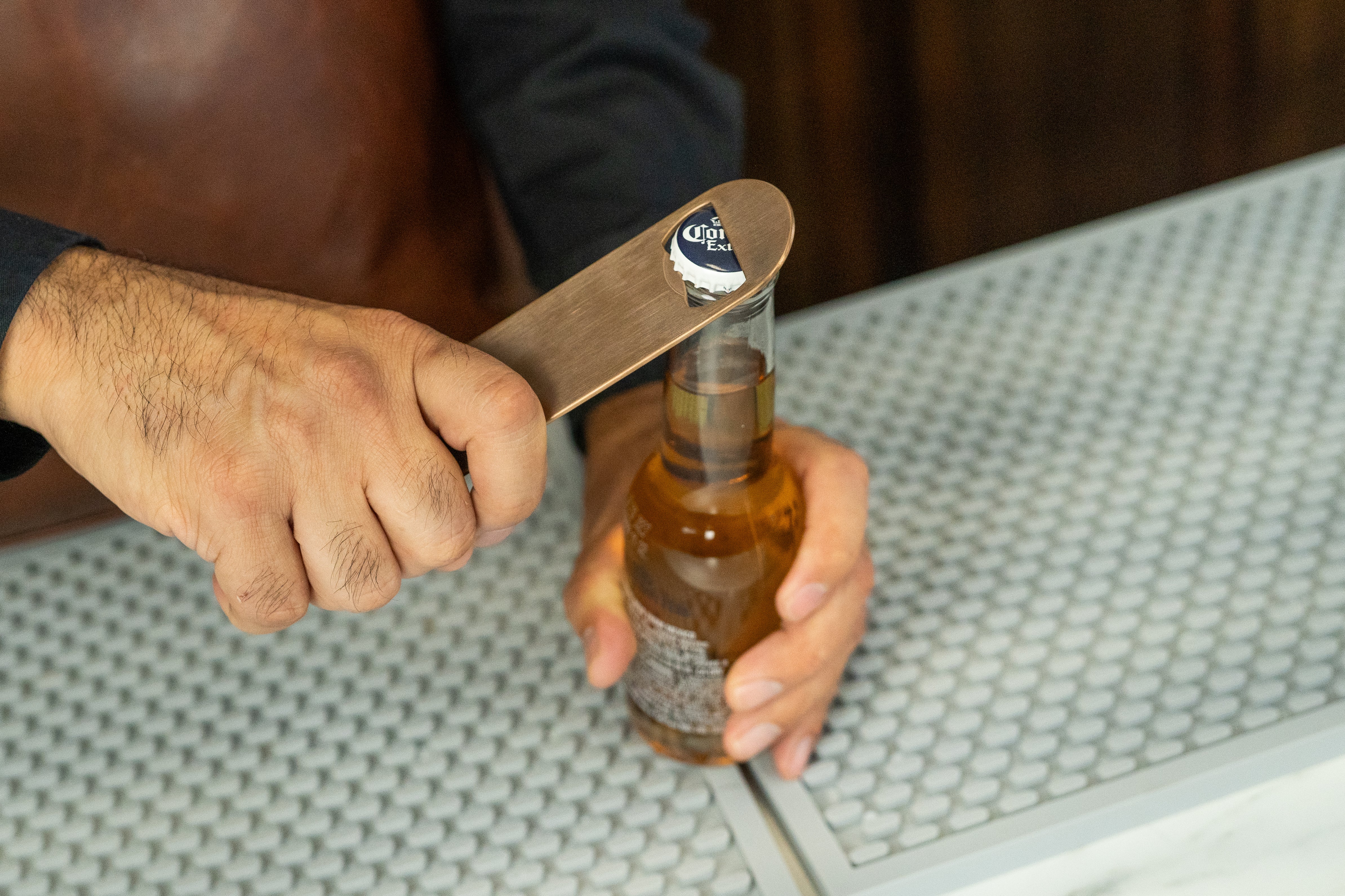 Premium Stainless Steel Bar Blade Bottle Opener - Heavy Duty Commercial Grade for Bartenders, Home Bars & Outdoor Parties (BBQ, Camping, Tailgating)