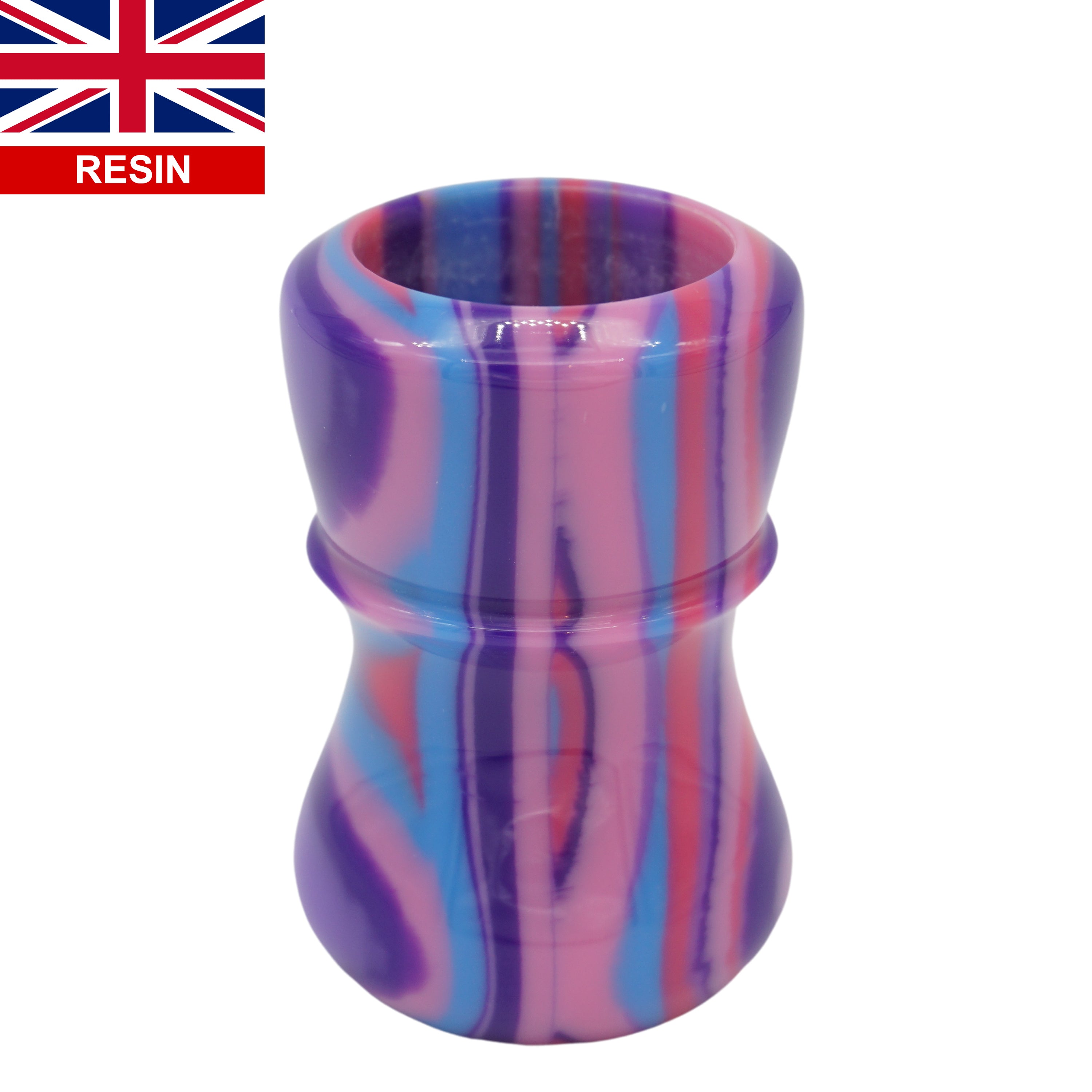 Premium Purple Haze Handcrafted Shaving Brush Handle for 24mm & 26mm Knots - Luxury Wet Shaving & Grooming Essential for Men's Skincare Routine