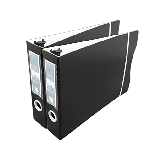 Binders (2 Pack) - Black Outside / Snow White Inside