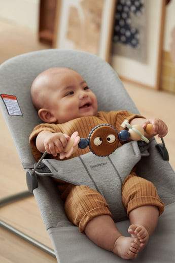 BabyBjorn Baby Bouncer Bliss - Soft & Ergonomic Infant Rocker with Toy Bar - Perfect for Newborns & Toddlers - Ideal for Playtime, Napping & Soothing at Home or On-the-Go