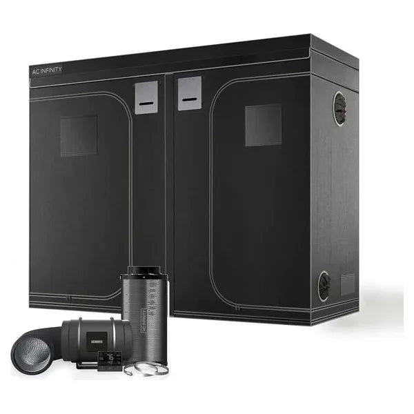 AC Infinity 4x8 Grow Tent with Ventilation Kit - Complete Indoor Hydroponic System for Plants, Herbs & Vegetables | Perfect for Home Gardening & Commercial Grow Rooms