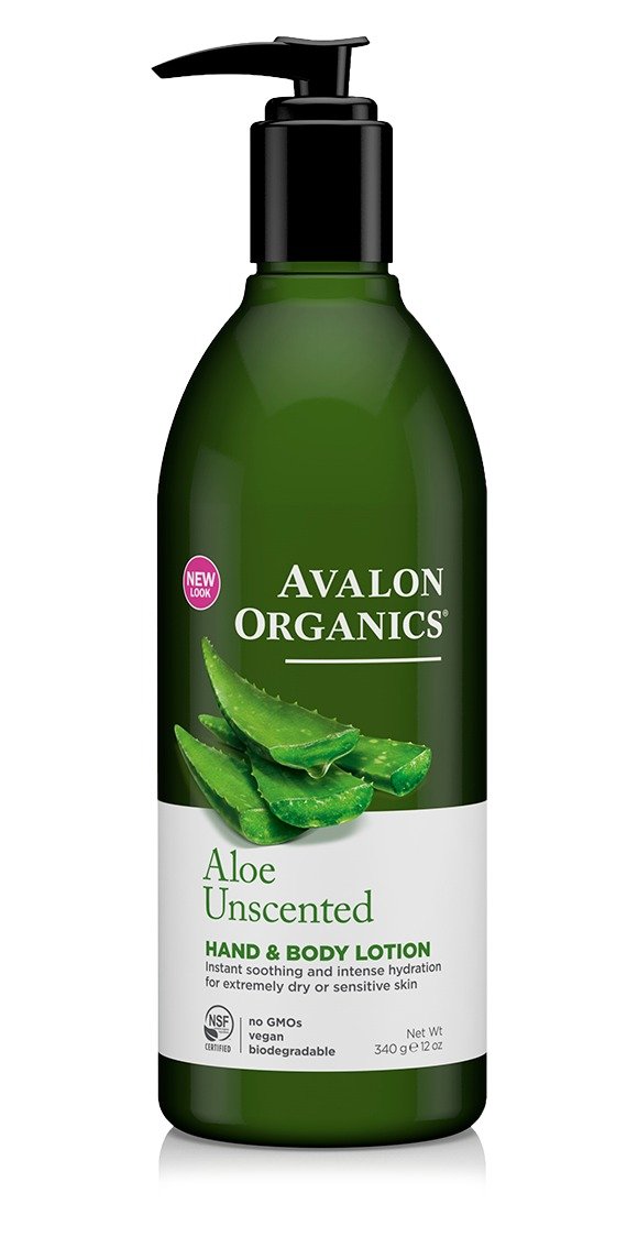 Avalon Organics Aloe Vera Hand & Body Lotion - Moisturizing & Soothing for Dry Skin - Perfect for Daily Hydration & After Sun Care