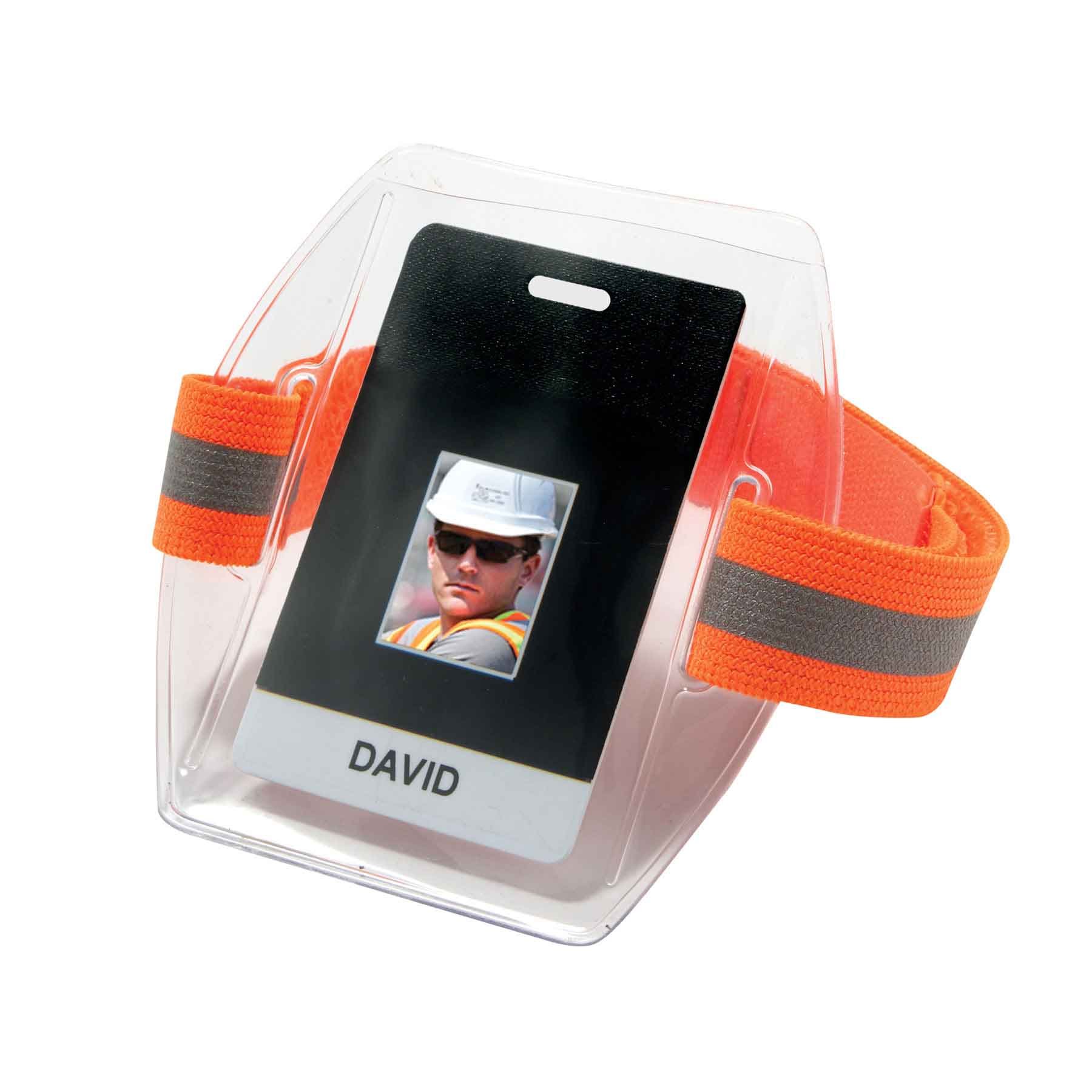 Squids 3386HV Armband ID Badge Holder Set of 24 - Durable Wristband for Security, Events & Workplace Identification