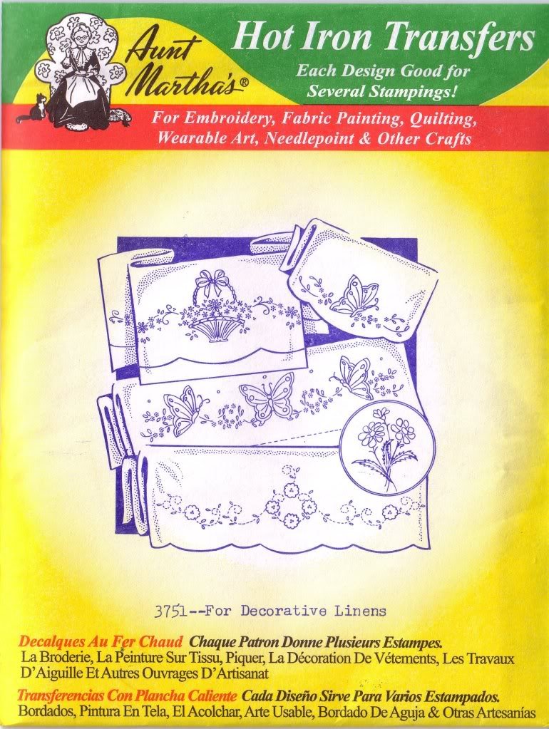 Aunt Martha's Hot Iron Embroidery Transfer Patterns - Vintage Floral Designs for DIY Home Decor, Table Linens & Handmade Gifts | Perfect for Kitchen Towels, Pillowcases & Quilting Projects