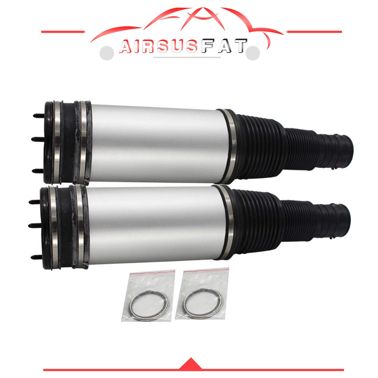 Mercedes-Benz W220 S350 S430 Rear Left Right Air Suspension Springs A2203205013 - Premium Air Shock Absorber Bellow Replacement 2203205013 for Smooth Ride & Enhanced Comfort | Perfect for Luxury Sedan Suspension Repair & Maintenance