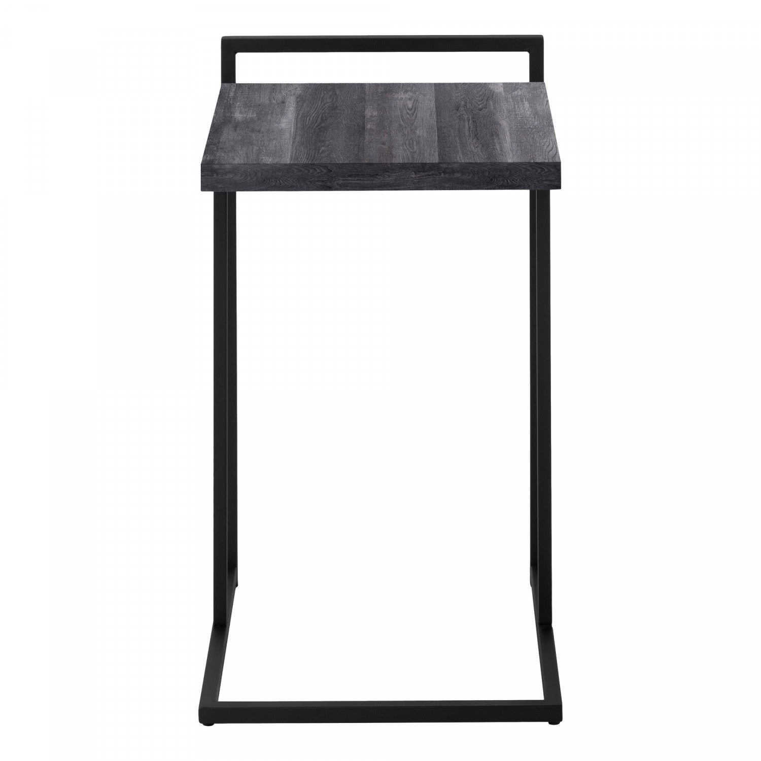 Black Cedar Wood Side Table - Rustic End Table for Living Room, Bedroom, or Patio - Natural Wood Nightstand with Sturdy Design